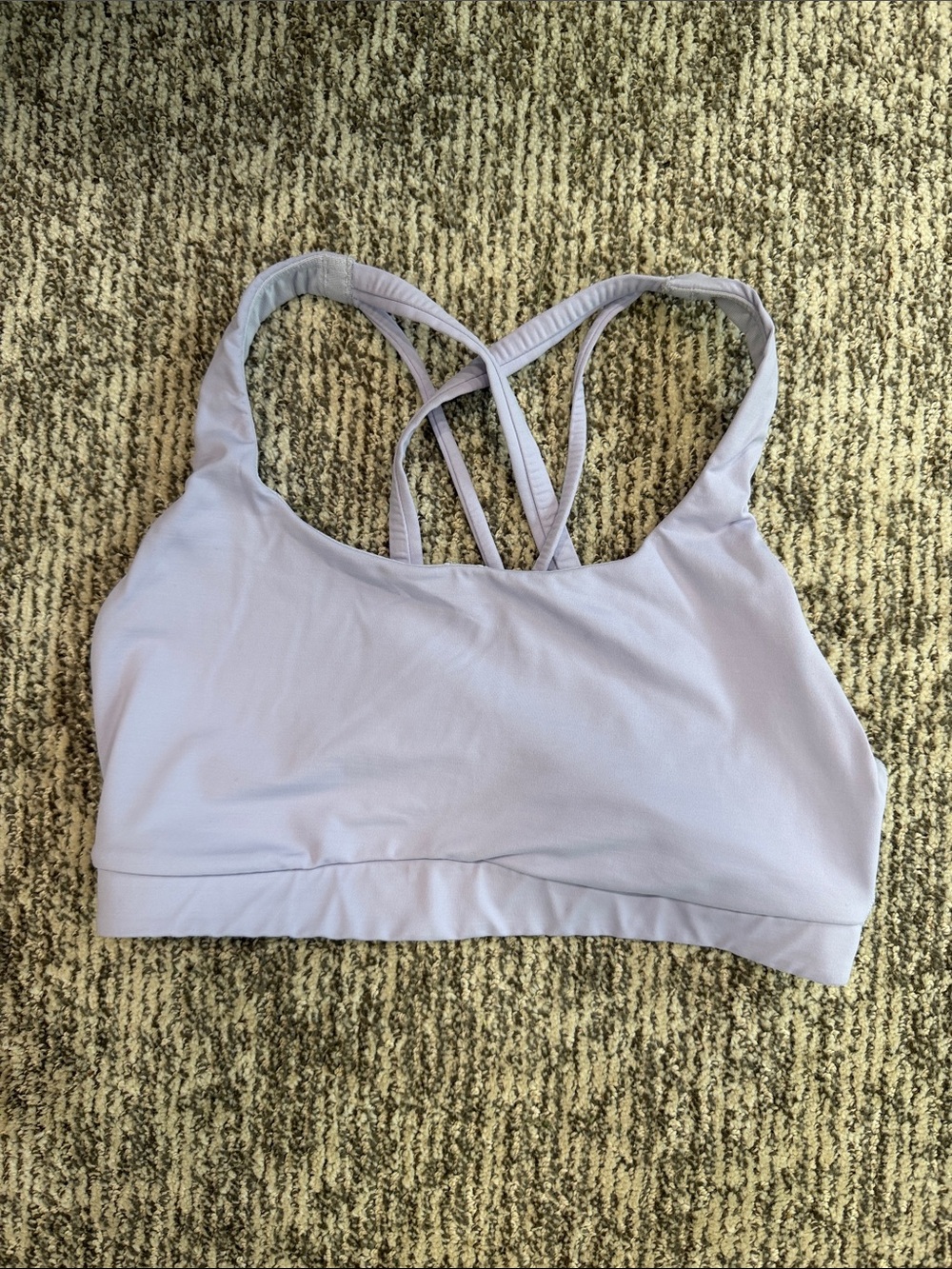 lululemon athletica Light Lavender Crisscross Sports Bra